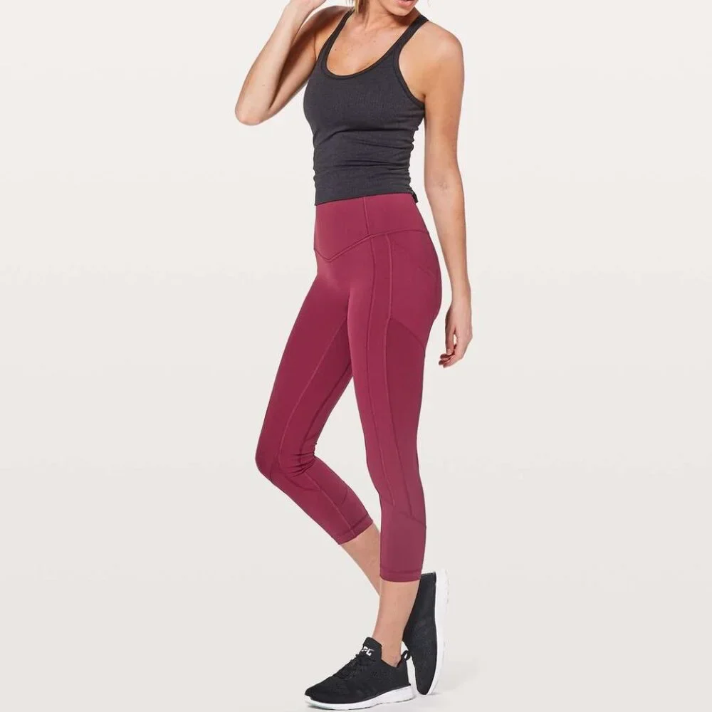 Lululemon All The Right Places Crop II *23" Size 6 - Picture 1 of 13